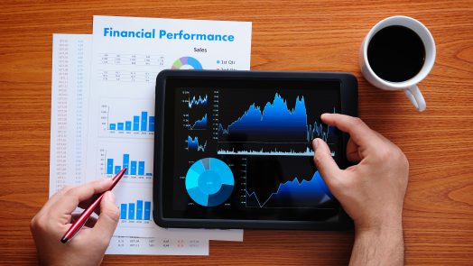 Man analyzing financial chart with tablet PC.Please see some similar pictures from my portfolio: