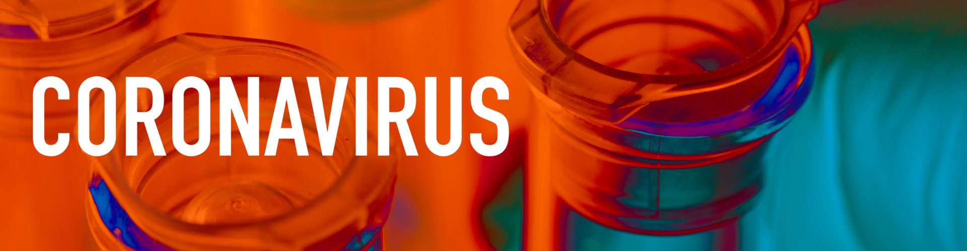 Corona virus: test tube with corona virus, covid-19