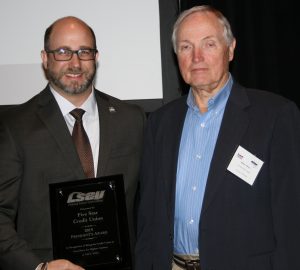 Katrina accepts award for Birmingham chapter