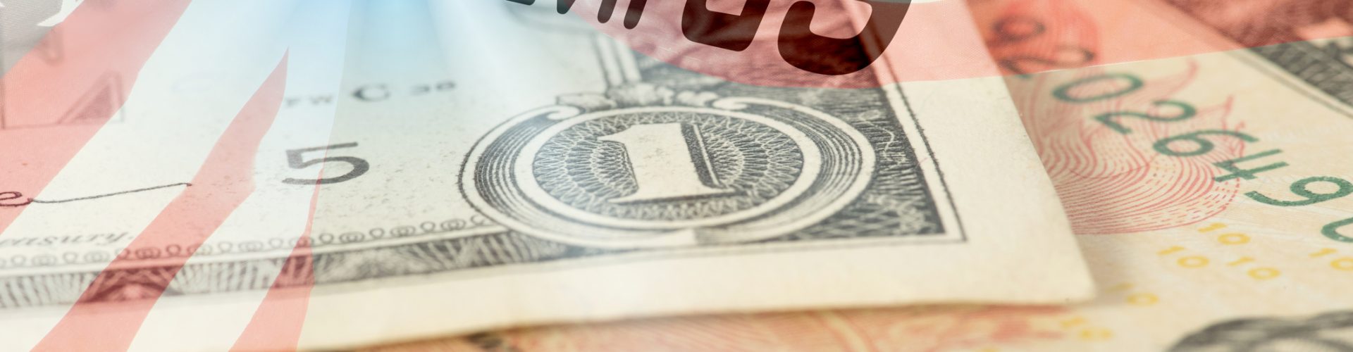 flag and dollars