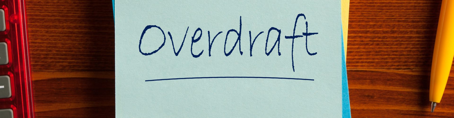Overdraft Finance Concept