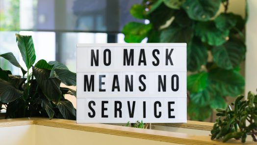 no mask no service